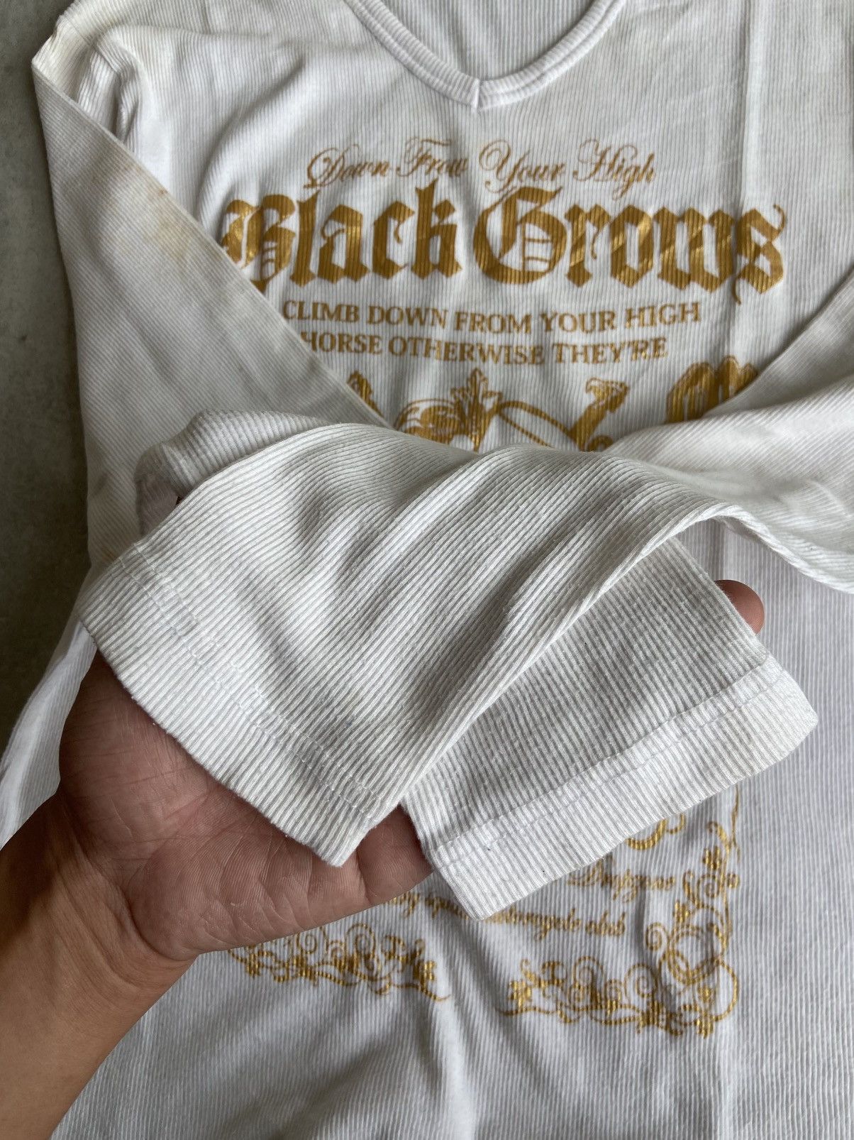 Hysteric Glamour × If Six Was Nine × Japanese Brand Mindgames Black Grows Skull Poem Longsleeve Size US M / EU 48-50 / 2 - 6 Thumbnail