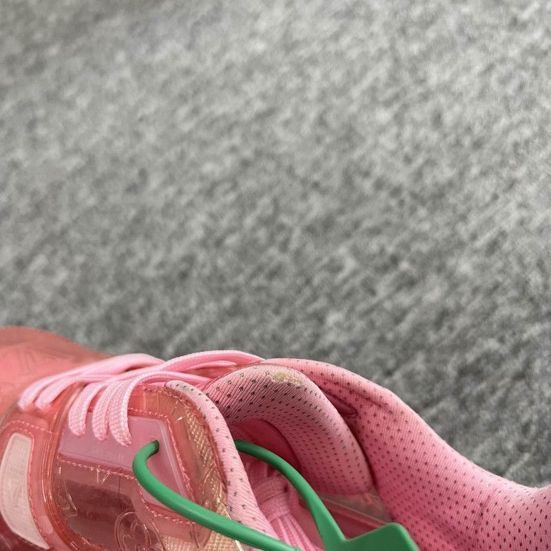 Louis Vuitton Louis Vuitton Pink PVC Low-Top Sneakers - Size US 7.5 / EU 40-41 - 6 Thumbnail