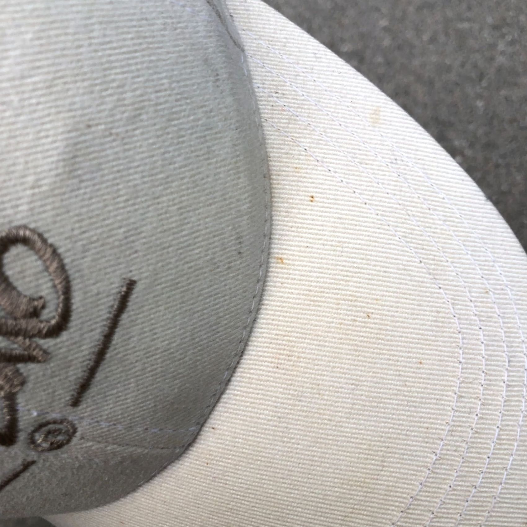 Mossimo VINTAGE Mossimo Baseball Hat One Size Beige Cap Embroidered Mens Y2K VTG Fitted Size ONE SIZE - 7 Thumbnail