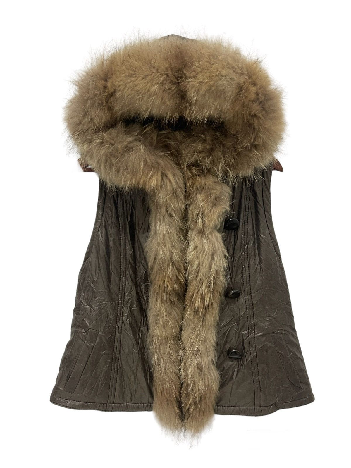 If Six Was Nine VINTAGE AVANT GARDE FUR HOODIES VEST LGB STYLE Size M / US 6-8 / IT 42-44 - 1 Thumbnail