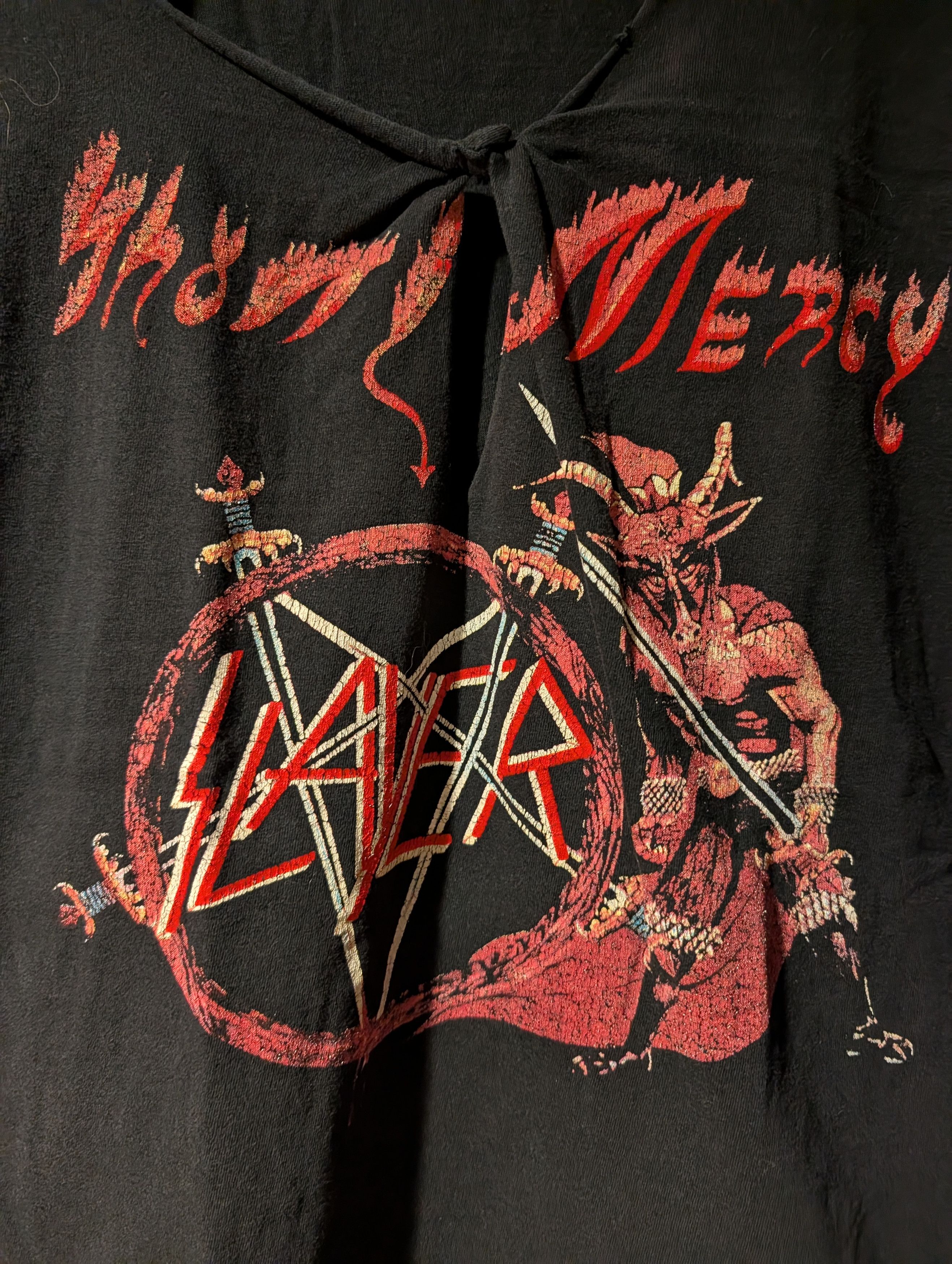 Band Tees Vintage 80s Slayer Band Tour Show No Mercy Medium T-Shirt Size US M / EU 48-50 / 2 - 2 Thumbnail