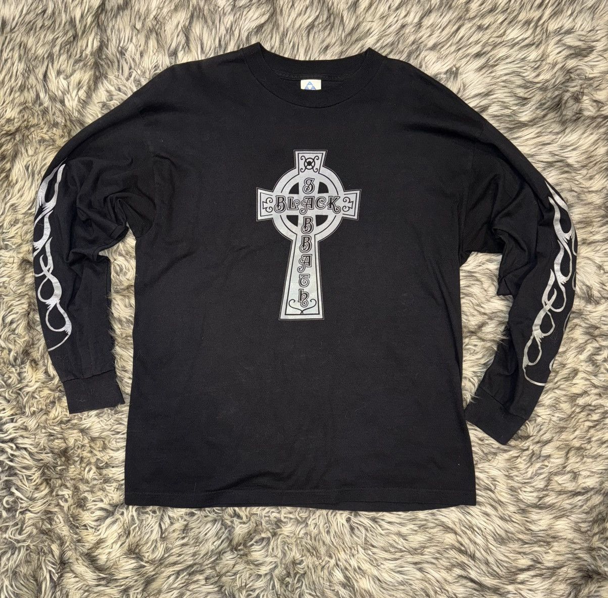 Vintage Black Black Sabbath Crosses & Flames (1990's)