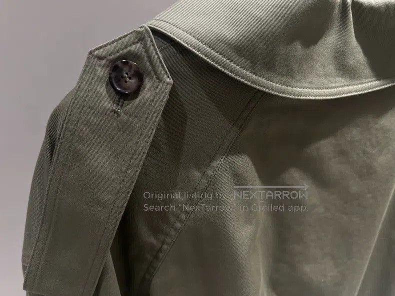 Loewe Loewe Military Green Short Windbreaker Jacket Size XS / US 0-2 / IT 36-38 - 6 Thumbnail