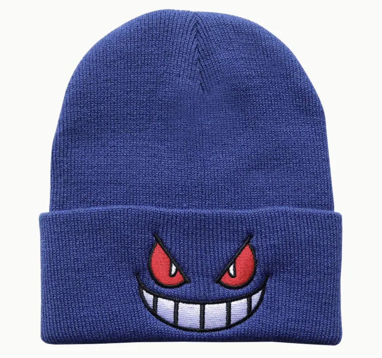 Pokemon Gengar Beanie colorful Anime Cap Pokemon Evolve Winter Hat Size ONE SIZE - 2 Thumbnail