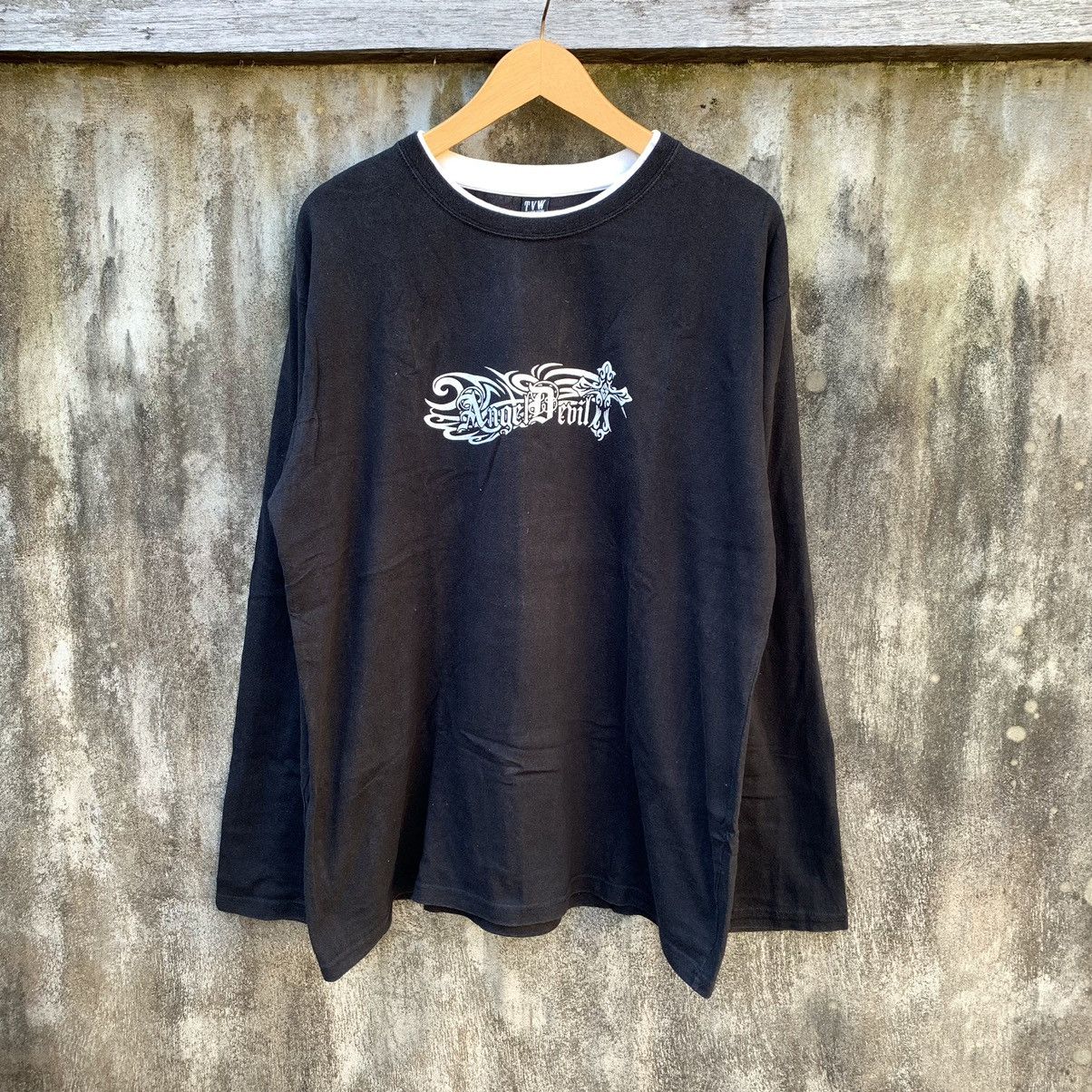 Le Grande Bleu (L.G.B.) JAPANESE TRIBAL GOTHIC POEM TVW LONGSLEEVE Size US XXL / EU 58 / 5 - 1 Thumbnail