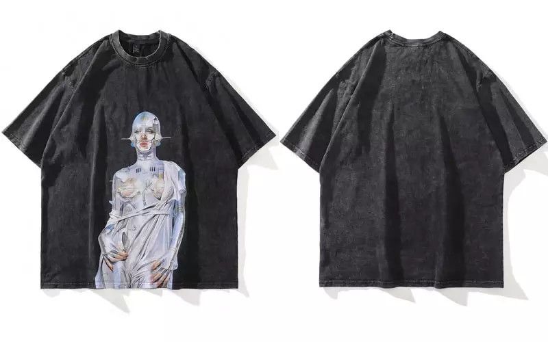 Japanese Brand × Vintage 'Metal Siren' Gray T-shirt Tee Short Sleeve Shirt Size US XL / EU 56 / 4 - 3 Thumbnail