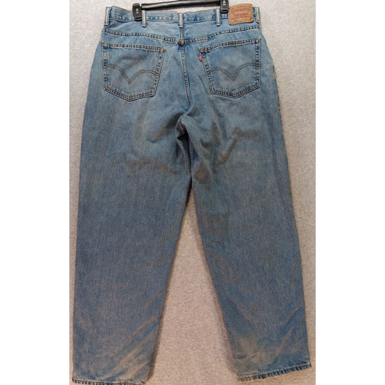 Levi's VINTAGE Levi's 560 Comfort Fit Jeans Men's 40x32 Blue Denim Pants Distressed 5-Pocket Design Size US 40 / EU 56 - 5 Thumbnail