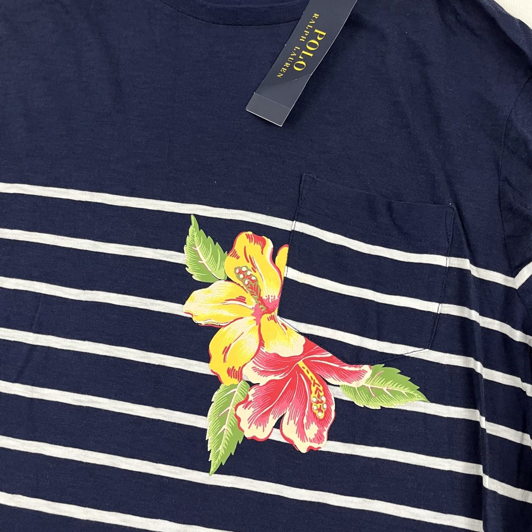 Polo Ralph Lauren Polo Ralph Lauren Shirt Mens Large Blue Floral Hawaiian Short Sleeve New Size US L / EU 52-54 / 3 - 3 Thumbnail