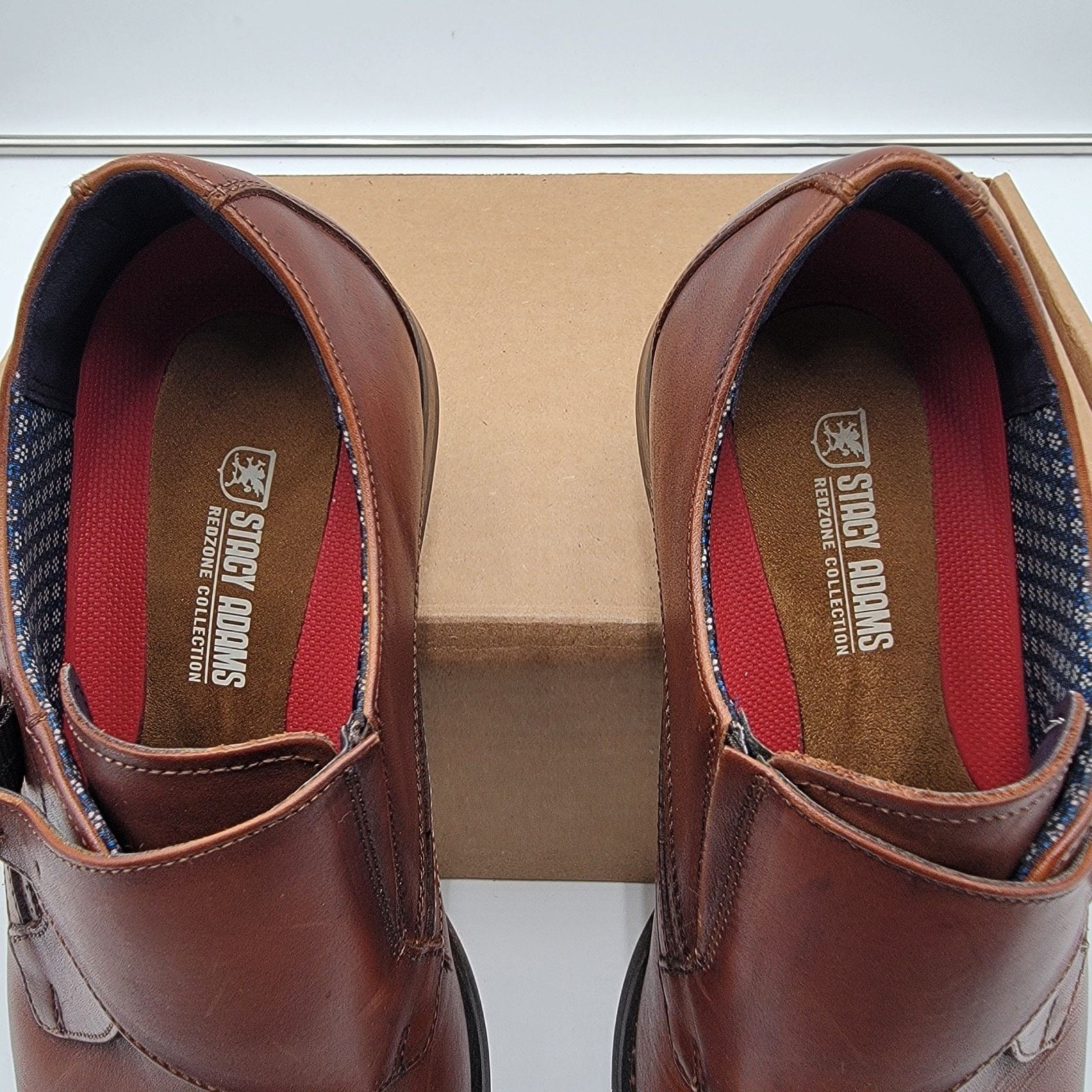 Stacy Adams Stacy Adams Karcher Monk Strap Mens Shoes 25590-221 Sz 9.5W Size US 9.5 / EU 42-43 - 4 Thumbnail