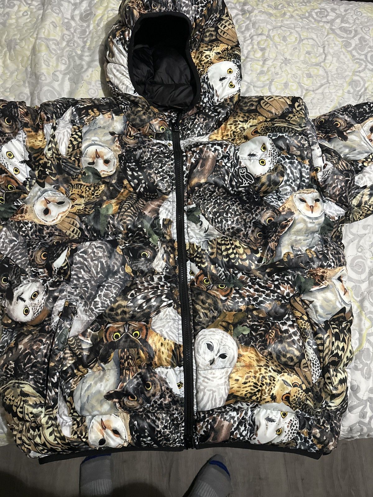October's Very Own OVO Owl Puffer Jacket Primaloft Graphic Print Limited Size US XL / EU 56 / 4 - 1 Thumbnail