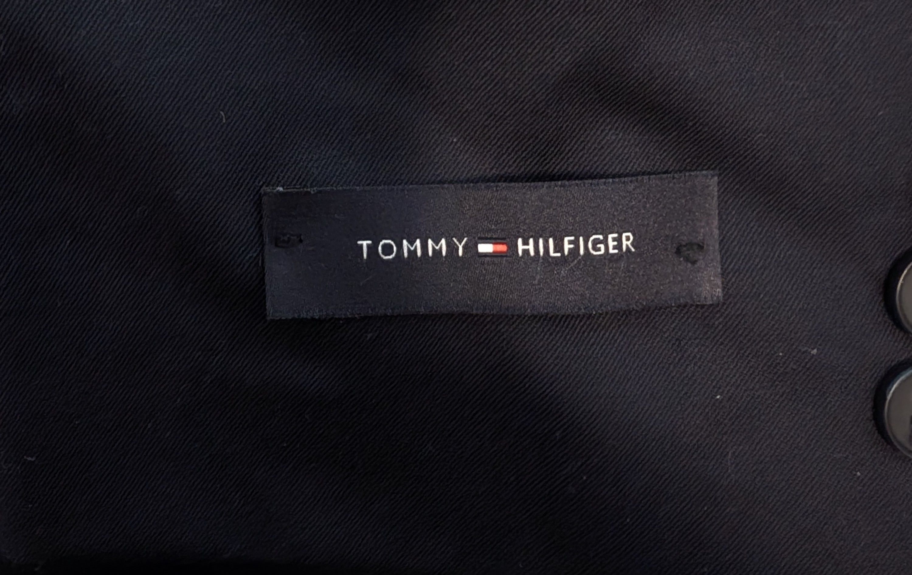 Tommy Hilfiger New Tommy Hillfiger Dark Navy 100% Wool Suit L46 W40.5 Size 46L - 8 Thumbnail