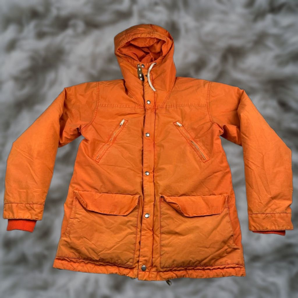 Gant VINTAGE Gant Rugger The Puffer Jacket Orange Nylon Hooded Insulated Lined Zip Snap Full Zip Small Men’s Size US S / EU 44-46 / 1 - 1 Thumbnail