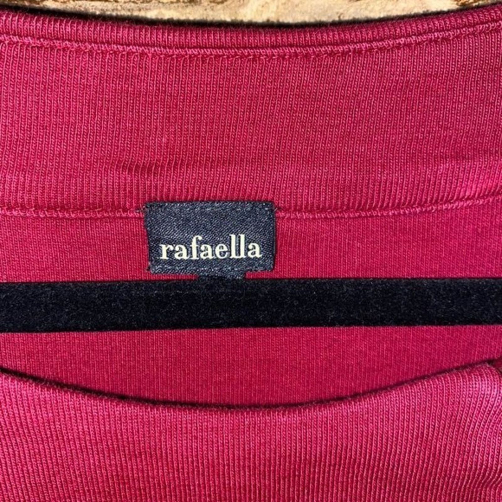Other Rafaella Burgundy Red 3/4 Sleeve Blouse Women's Size Large Size L / US 10 / IT 46 - 5 Thumbnail