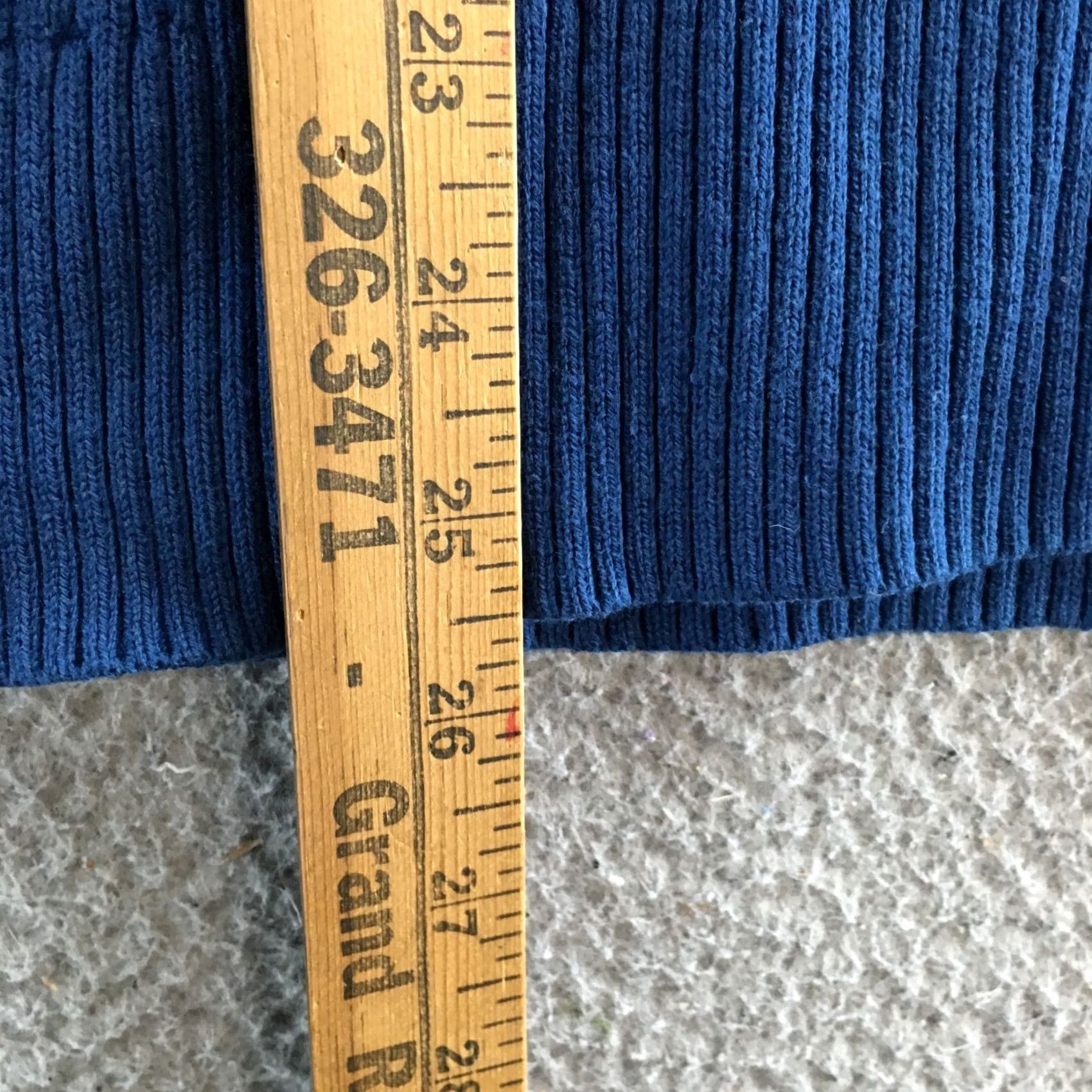 Banana Republic Banana Republic Sweater Womens M Long Sleeve Crew Neck Knit Pullover Blue Ribbed Size M / US 6-8 / IT 42-44 - 6 Thumbnail