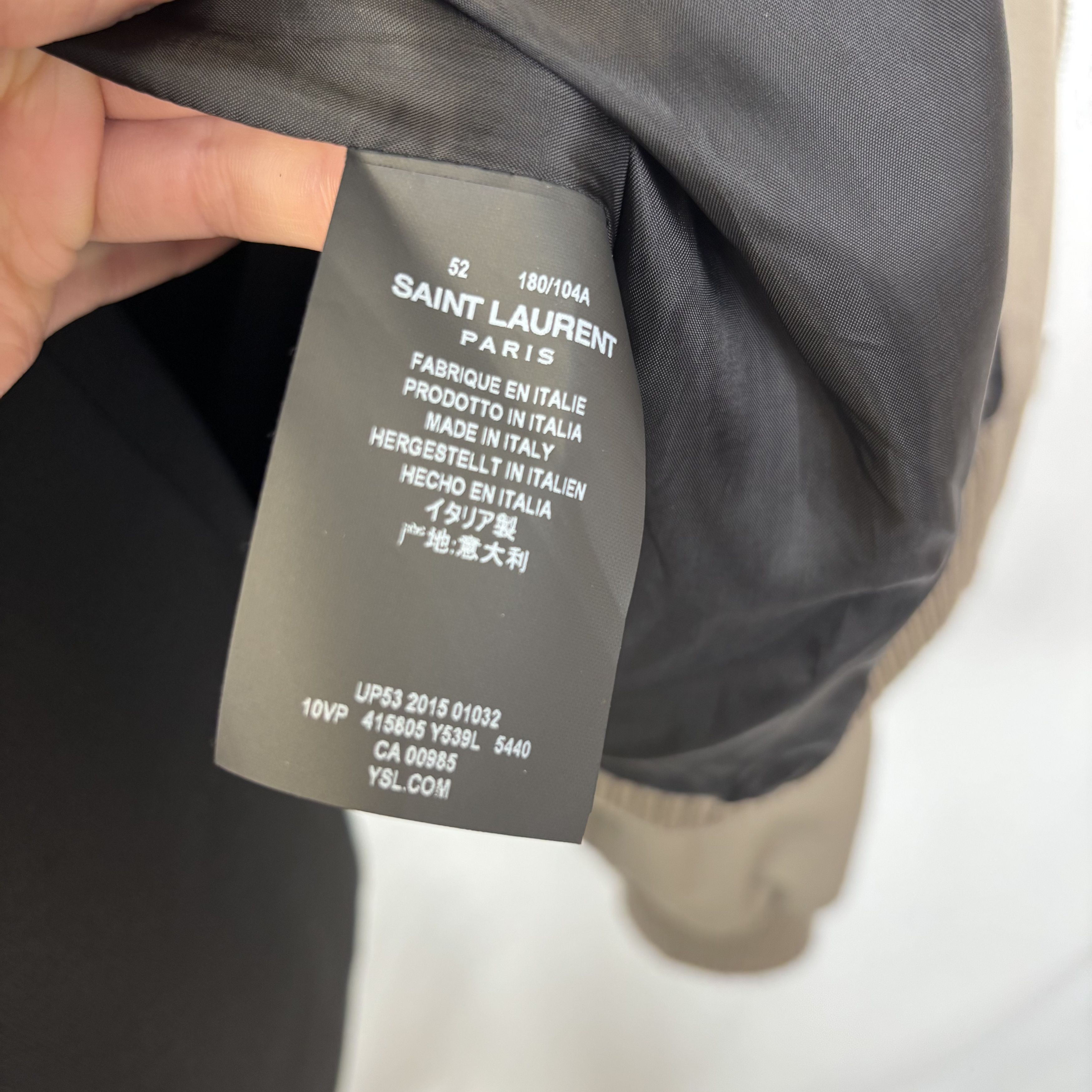 Saint Laurent Paris Saint Laurent Zebra Back Jacket Size US L / EU 52-54 / 3 - 5 Thumbnail