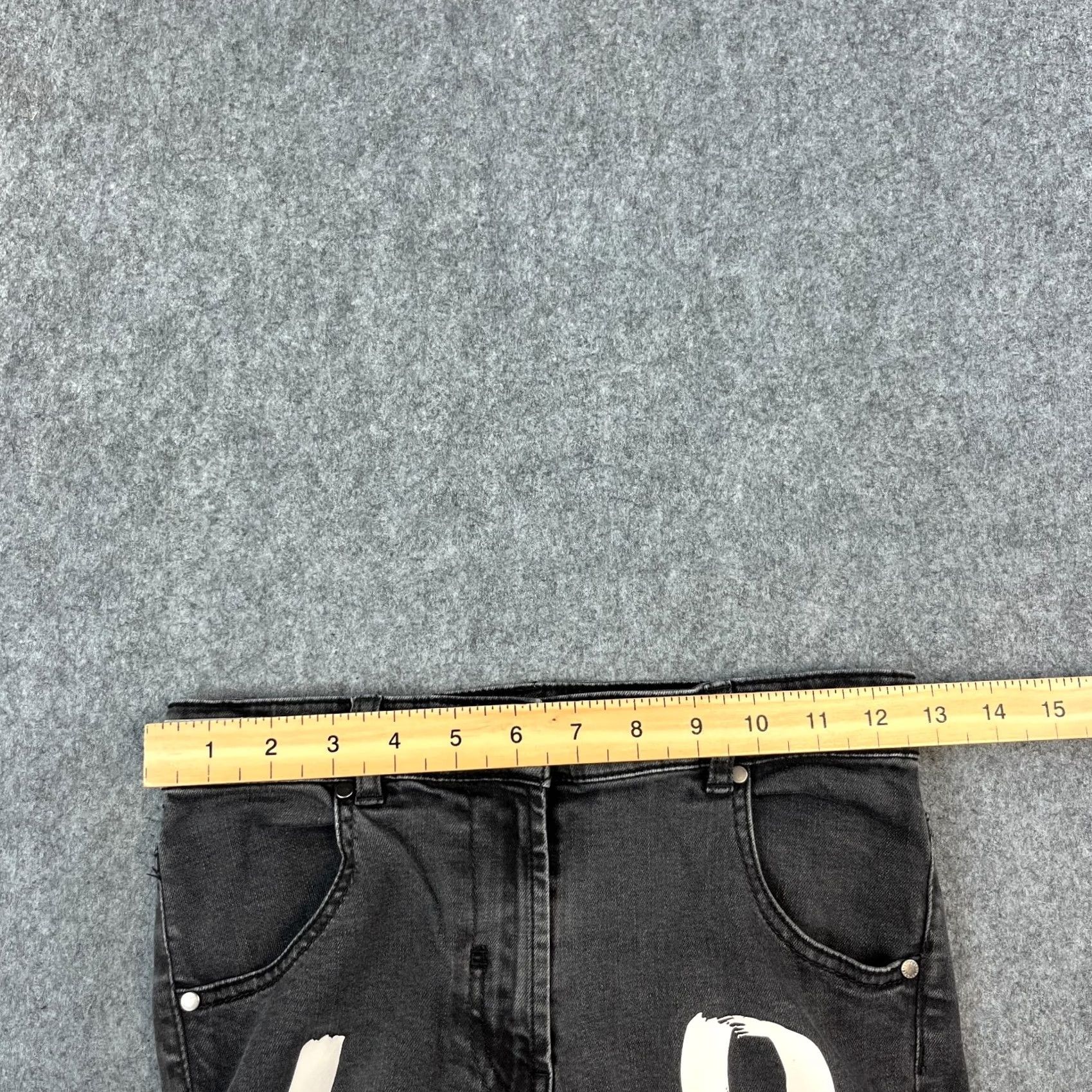 Stella McCartney Stella McCartney Jeans Flared 26 27 UK 6 High Waist 70s Style Love Spell Grey Denim Cotton Elastane Women** Size 28" / US 6 / IT 42 - 7 Thumbnail