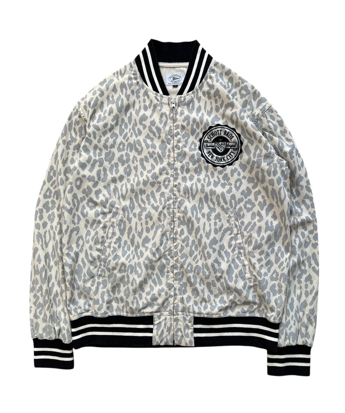 Schott Schott N.Y.C Leopard Printed Jacket Size US L / EU 52-54 / 3 - 1 Thumbnail