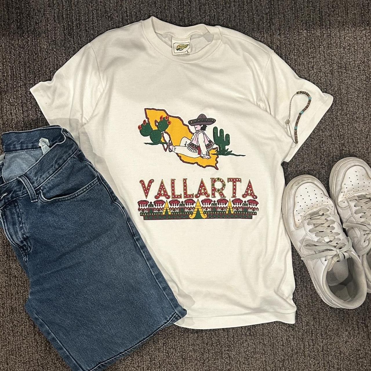 Other 1980s Vintage Vallarta Single Stitch Tee Size US L / EU 52-54 / 3 - 1 Thumbnail