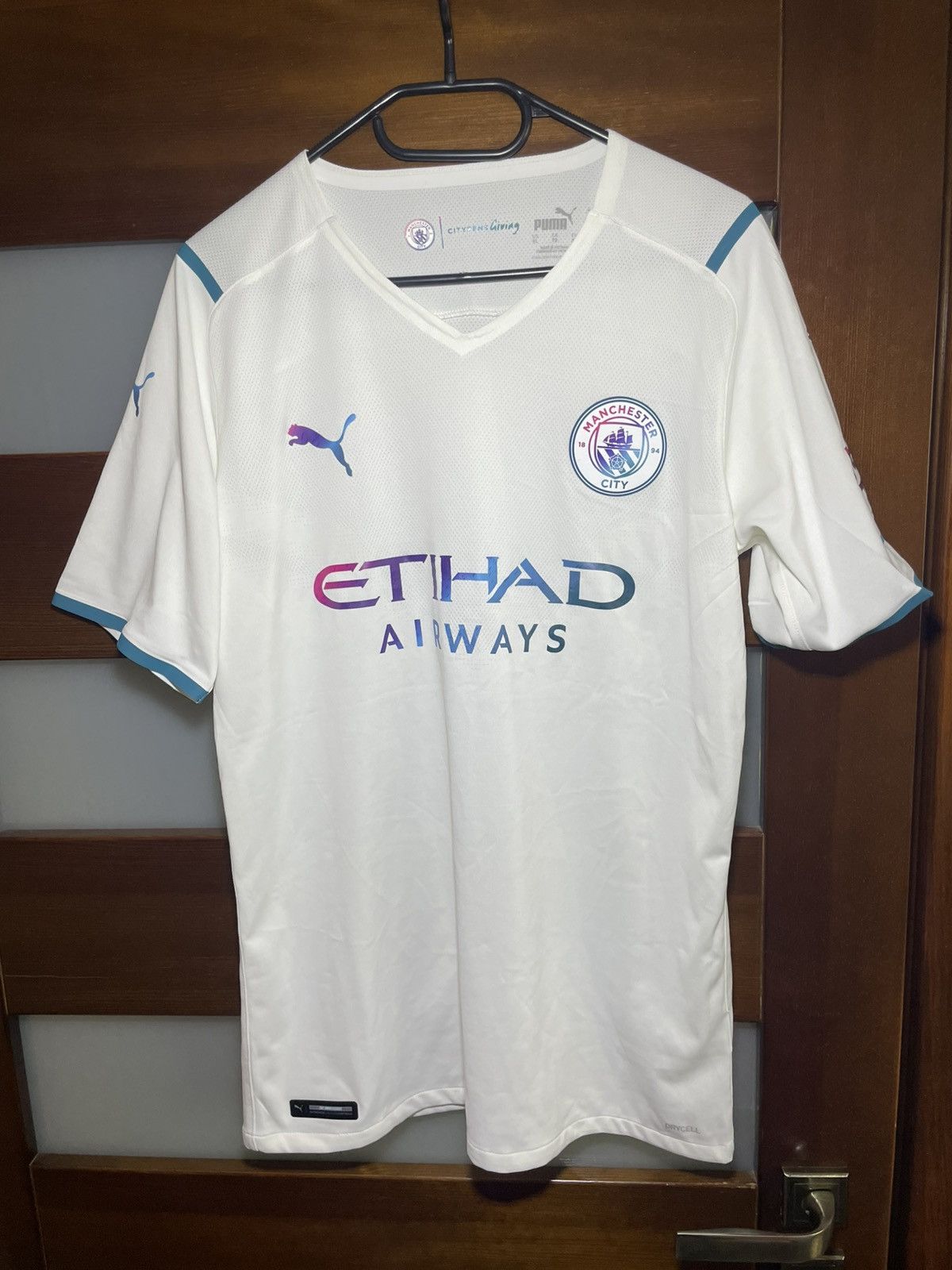 Puma Manchester City Away Football Shirt 2021/22 Adults XL Size US XL / EU 56 / 4 - 1 Thumbnail