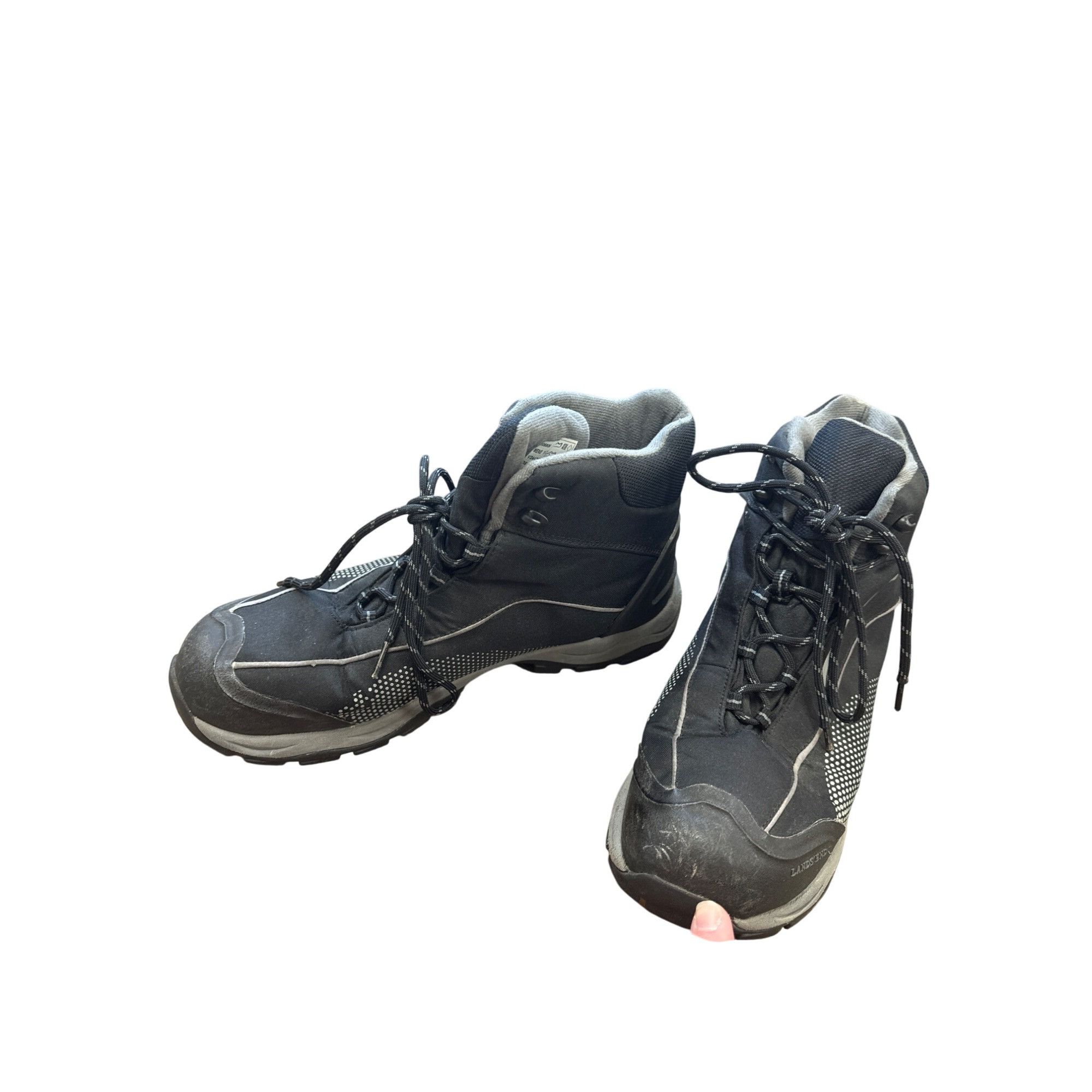Lands' End Lands End Mens Winter Boots Size 11D Black SKU 6841 Size US 11 / EU 44 - 4 Thumbnail