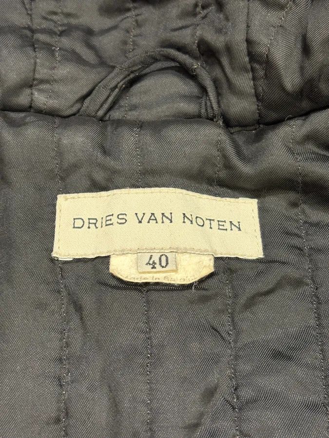 Dries Van Noten Dries Van Noten Black Quilted Hooded Jacket Size US M / EU 48-50 / 2 - 8 Thumbnail