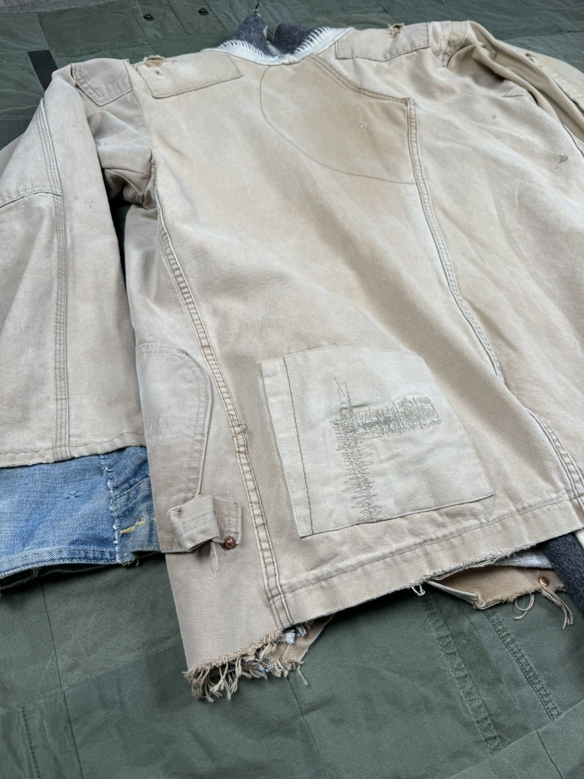 Greg Lauren Carhart / Vintage Blanket Stripe Kimono | Grailed