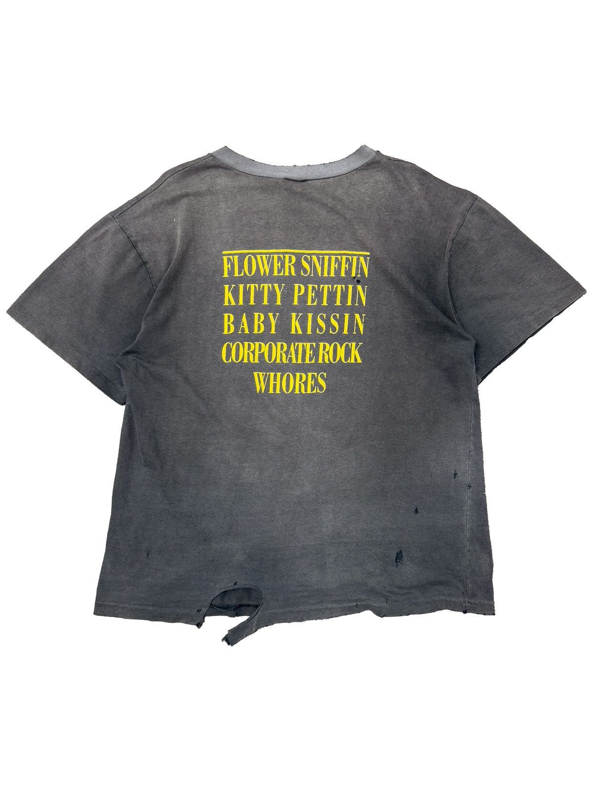 Band Tees × Designer × Vintage SMOKED 1992 Nirvana “Smiley” Nevermind Grunge Band T-Shirt Size US XL / EU 56 / 4 - 3 Thumbnail