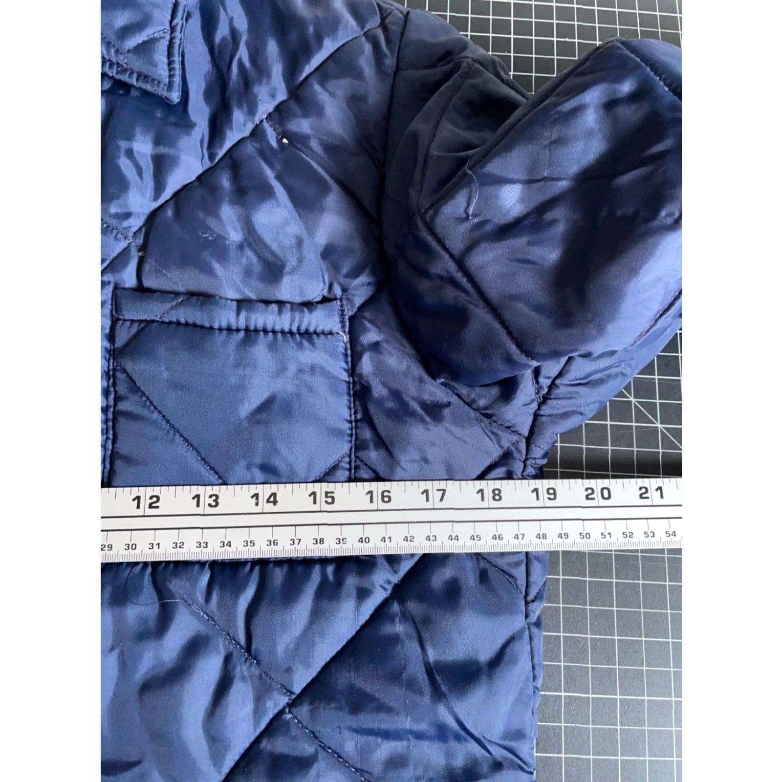 Vintage VINTAGE Marshall Jacket 60s Gamemaster Quilted Short Bomber Jacket Blue Snap Button Men Small Size US S / EU 44-46 / 1 - 5 Thumbnail