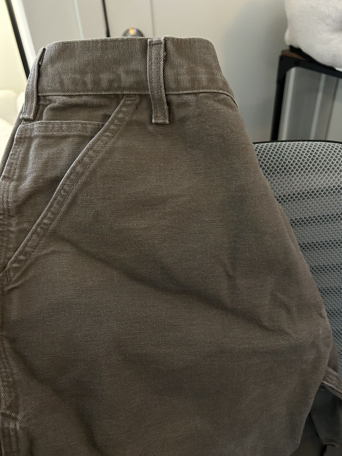 Carhartt Taupe Vintage Carhartt Carpenter Pant Size US 34 / EU 50 - 11 Thumbnail