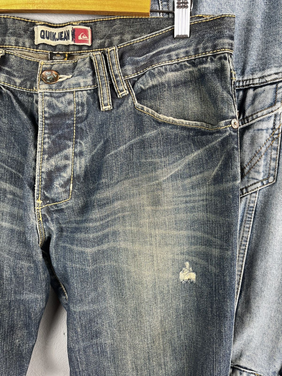 Quiksilver Quiksilver denim pants vintage 90s Size US 33 - 2 Thumbnail