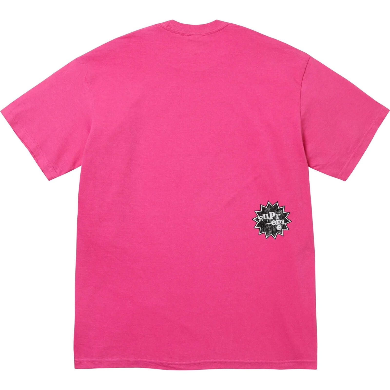 Supreme SS26 Supreme God Save Us Tee Fuchsia M Size US M / EU 48-50 / 2 - 2 Thumbnail