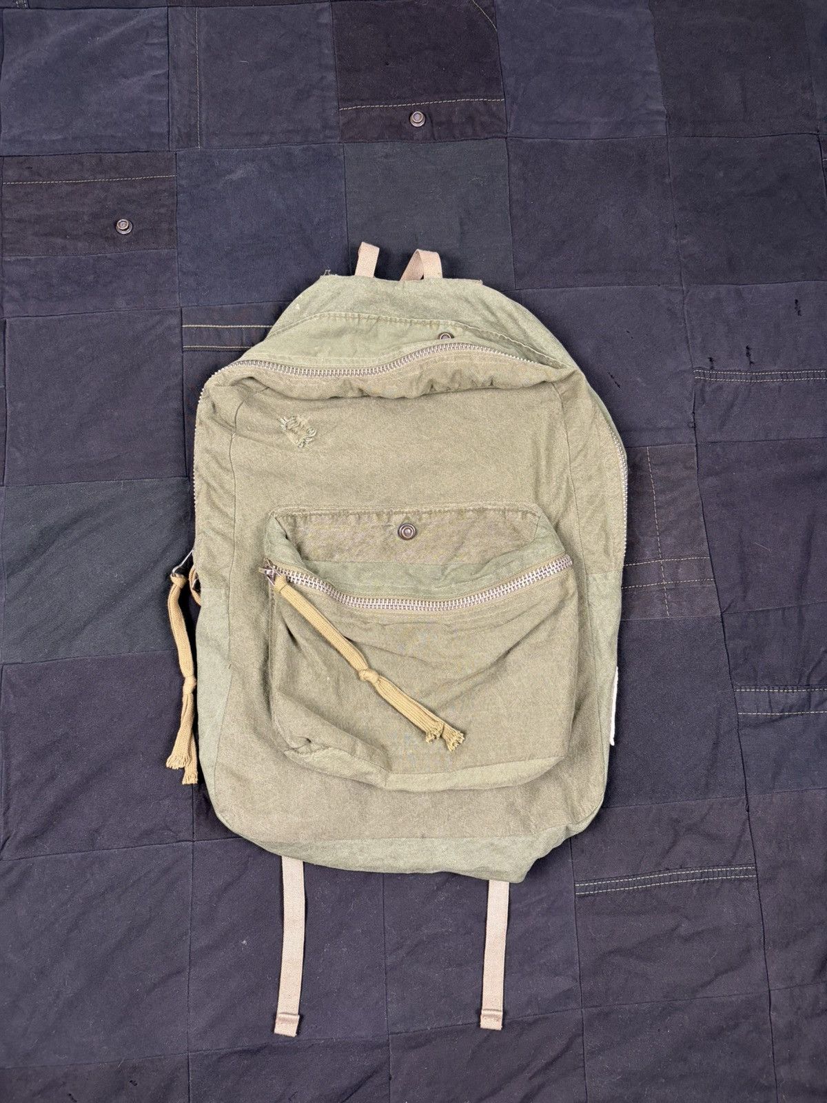 Greg Lauren Military Repurposed Fabric Backpack | Grailed