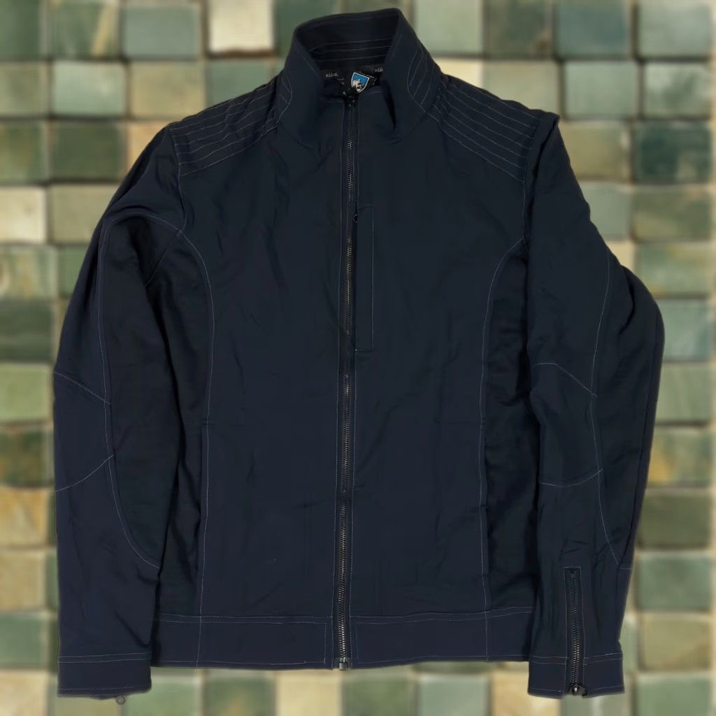 Vintage Kuhl Klash Jacket Blue Softshell Lightweight Windbreaker Mens M Size US M / EU 48-50 / 2 - 1 Thumbnail