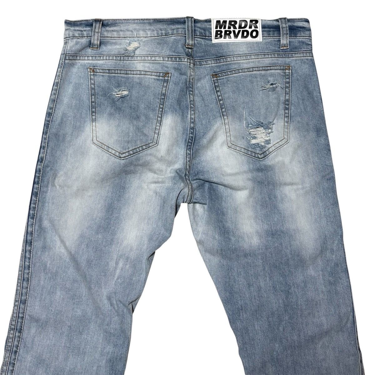 Ev Bravado EV BRAVADO do you think I'm crazy? DISTRESSED JEANS Size US 34 / EU 50 - 7 Thumbnail