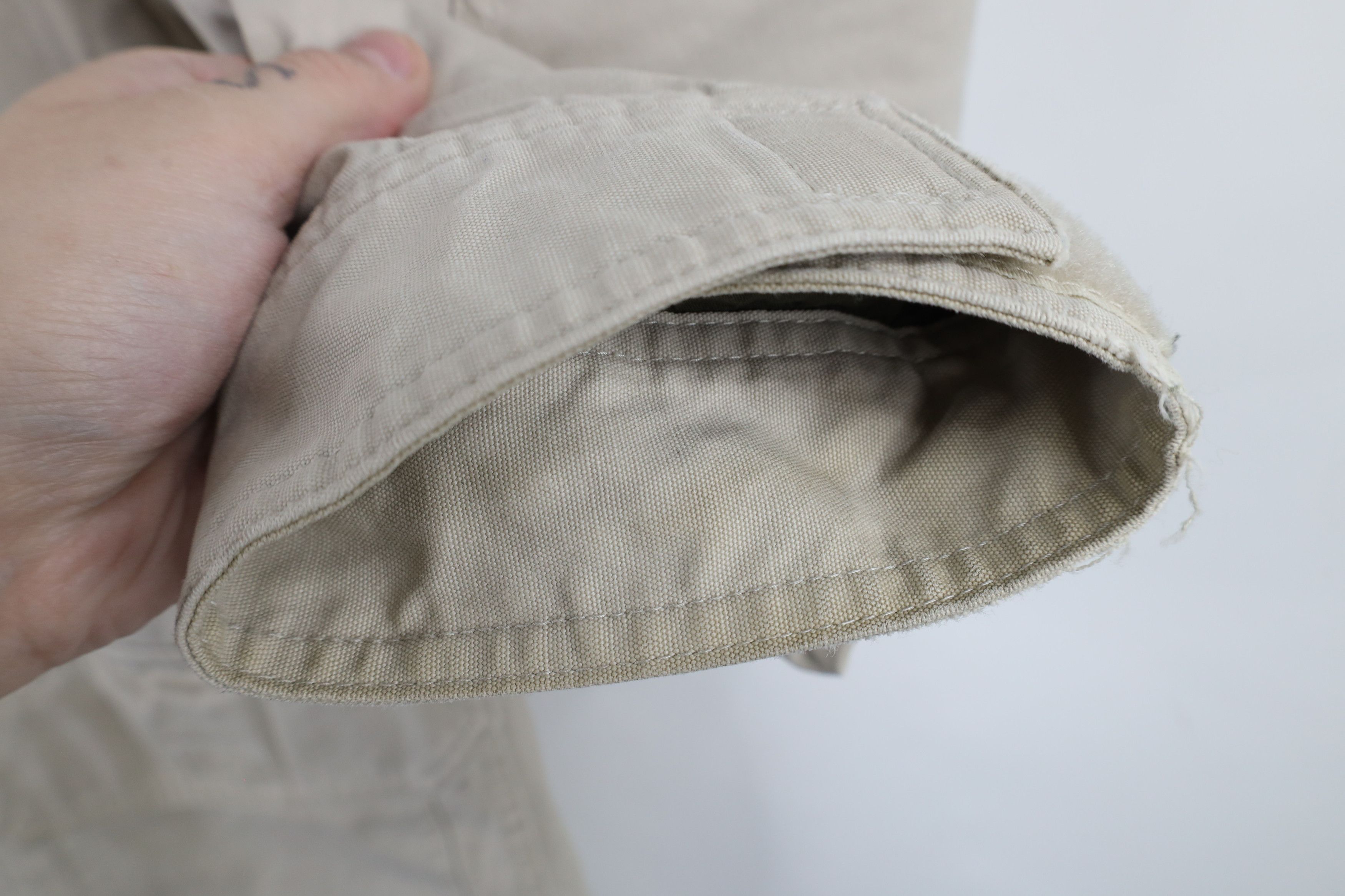 Eddie Bauer × Vintage Vintage Eddie Bauer Heavyweight Lined Full Zip Jacket Beige Size US L / EU 52-54 / 3 - 9 Thumbnail