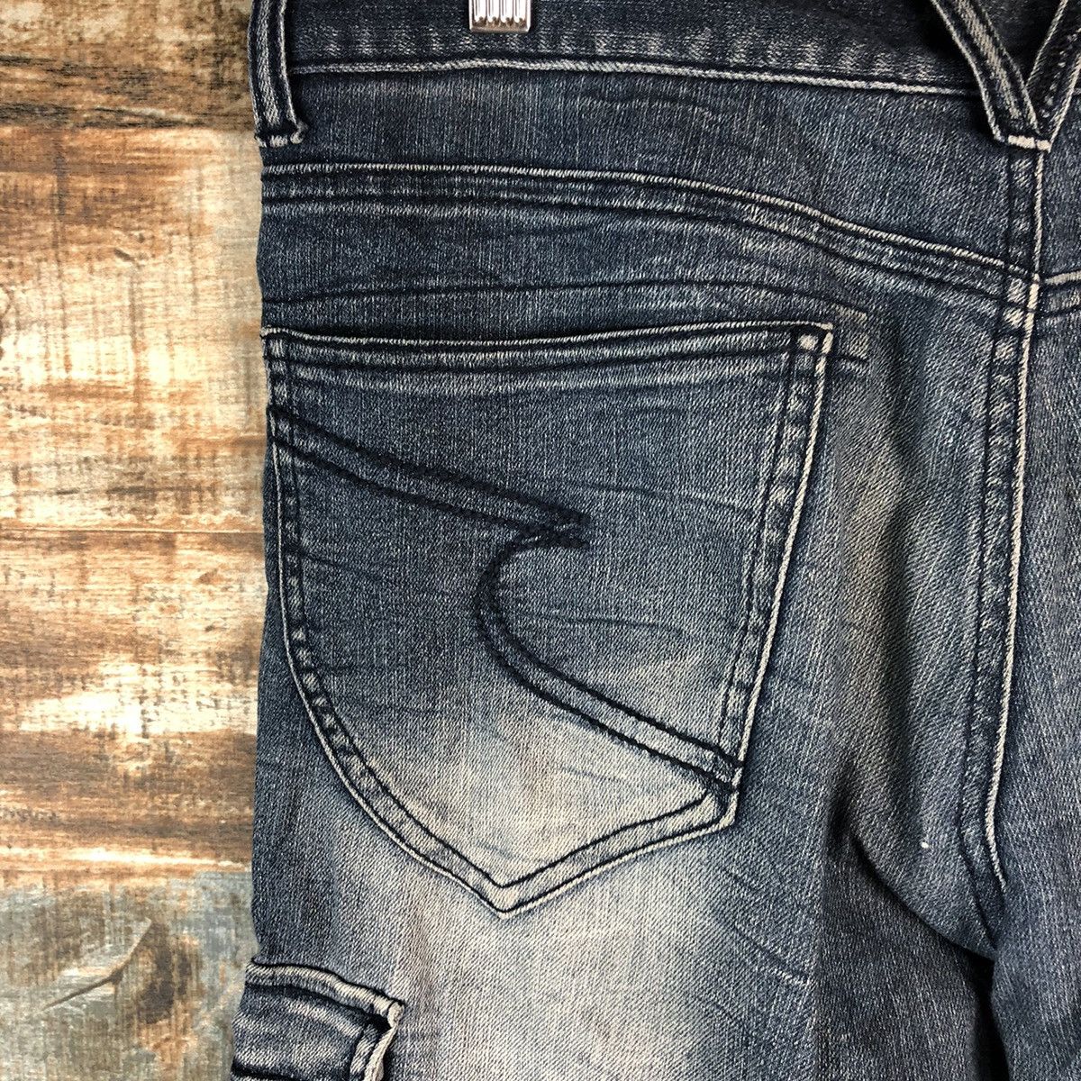 semanticdesign Semantic Design Blue Multipocket denim Pants #A2169 Size US 32 / EU 48 - 18 Thumbnail