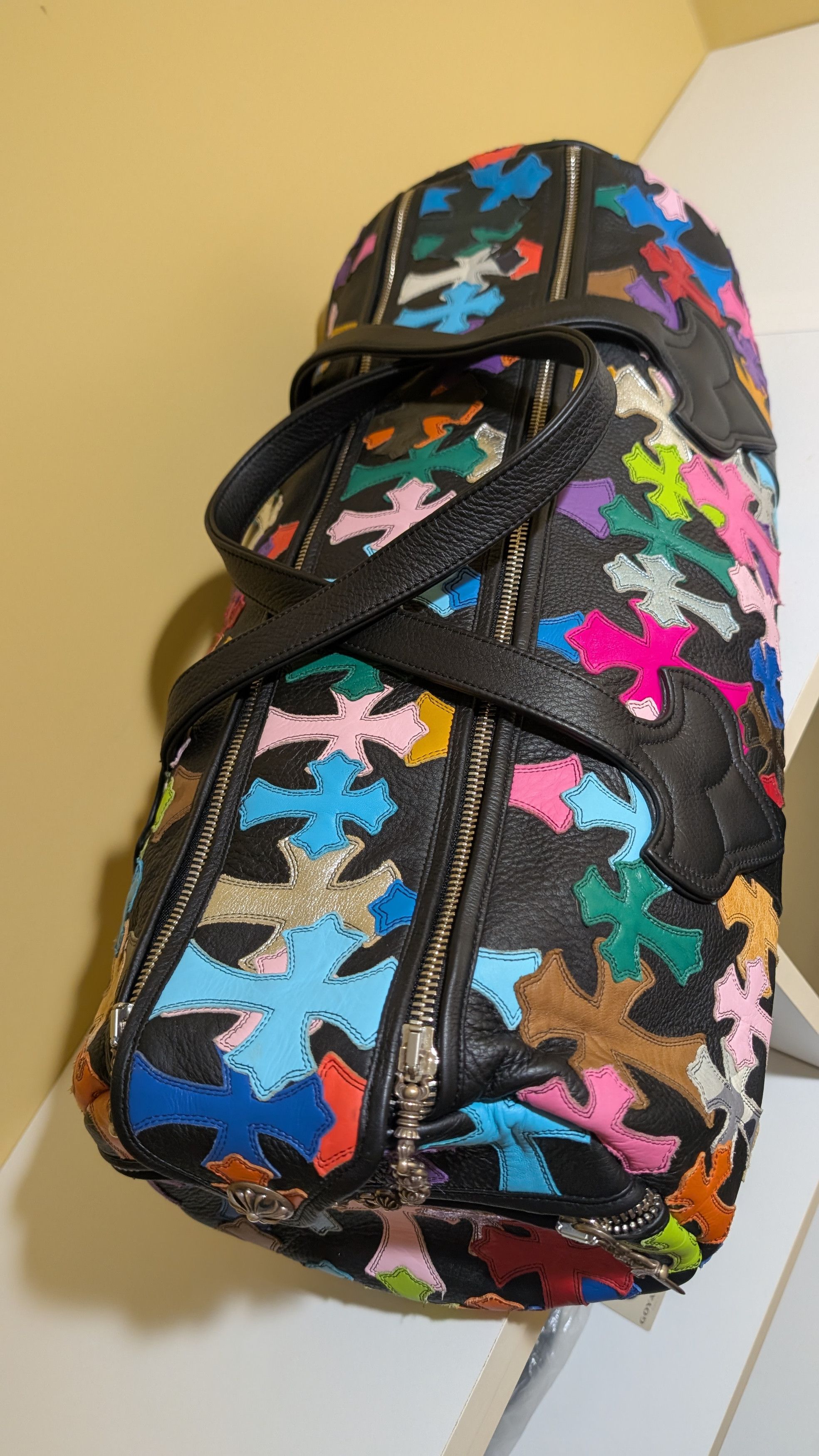 Chrome Hearts Chrome Hearts Multicolor Cross Patch Duffle Bag Large (S) Size ONE SIZE - 12 Thumbnail