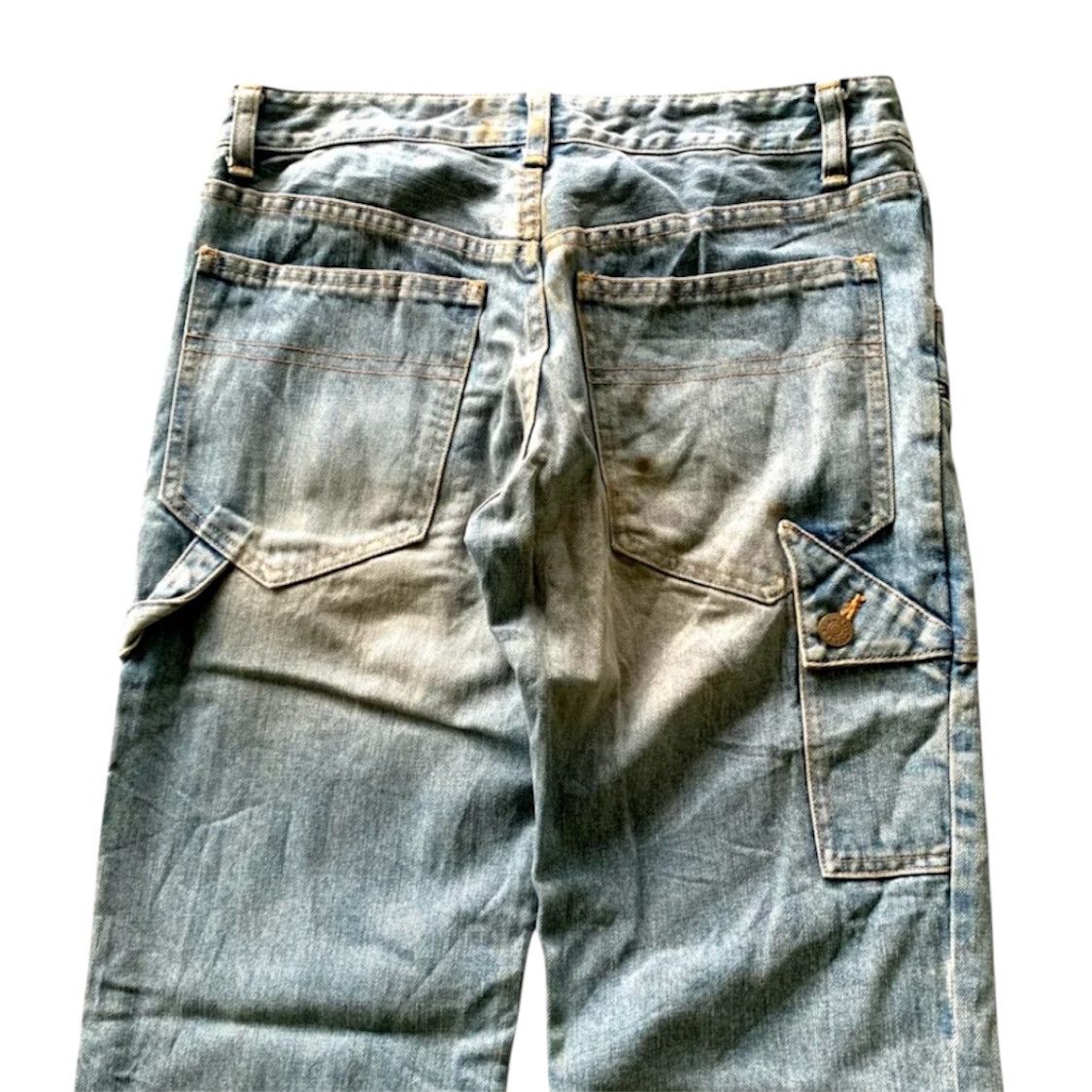 Issey Miyake 2000s Tsumori Chisato Issey Miyake Carpenter Faded Jeans Size US 30 / EU 46 - 6 Thumbnail