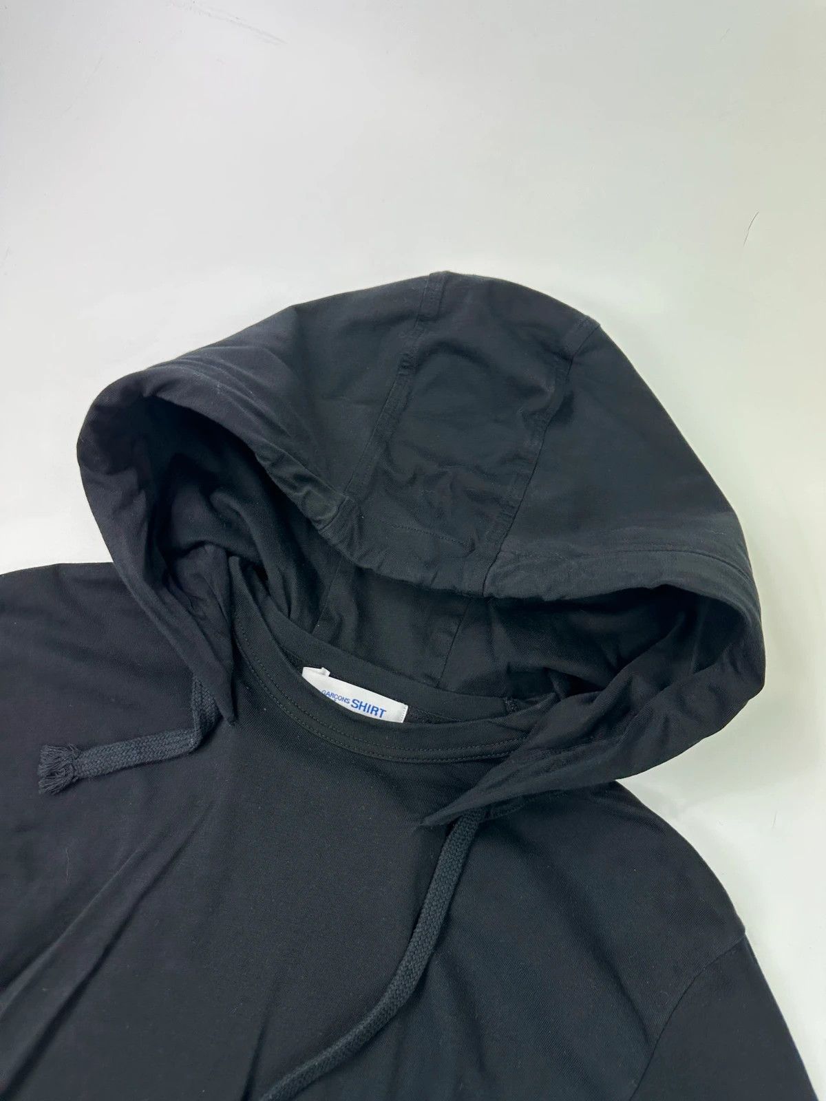 Comme des Garcons SHIRT Comme Des Garçons 00s Black Hooded Tee-Shirt Size US M / EU 48-50 / 2 - 2 Thumbnail