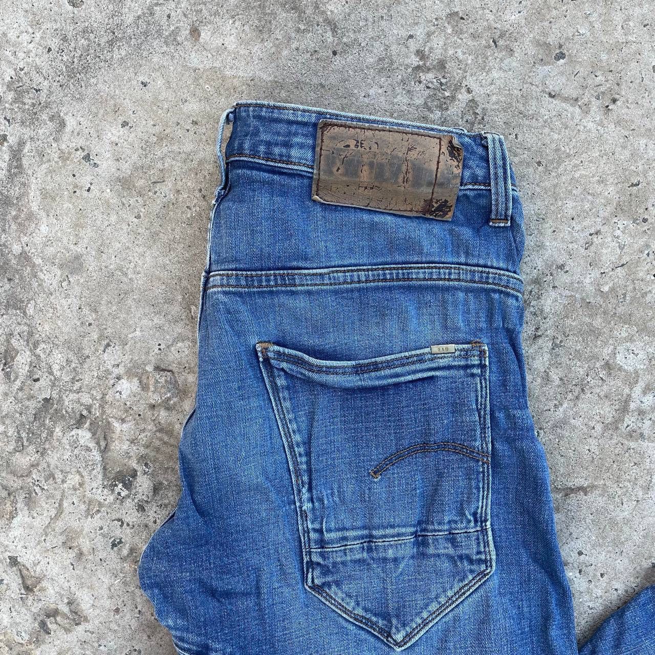 Le Grande Bleu (L.G.B.) Vintage Man’s G-Star Raw W28xL32 Y2K 00s USA Crazy Size US 28 / EU 44 - 4 Thumbnail