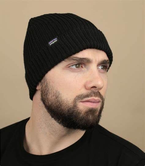 Patagonia Patagonia Fishermans Rolled Beanie Black NEW W/TAGs Unisex Size ONE SIZE - 5 Thumbnail