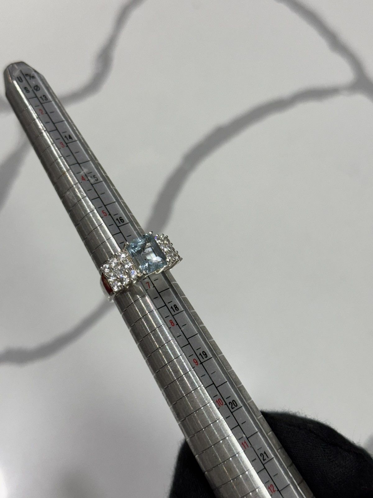 Jewelry Fessenden & Co. silver ring with aquamarine & topaz gems Size ONE SIZE - 14 Thumbnail