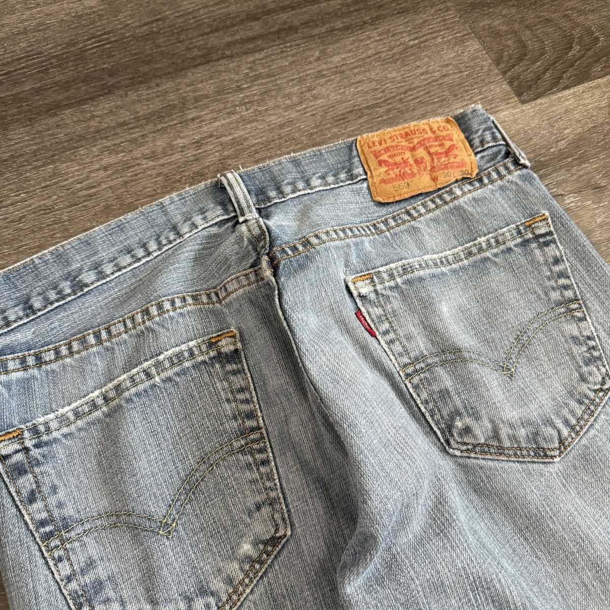 Levi's × Vintage Crazy Vintage y2k Levi’s 559 boot cut faded & distressed jea Size US 30 / EU 46 - 3 Thumbnail