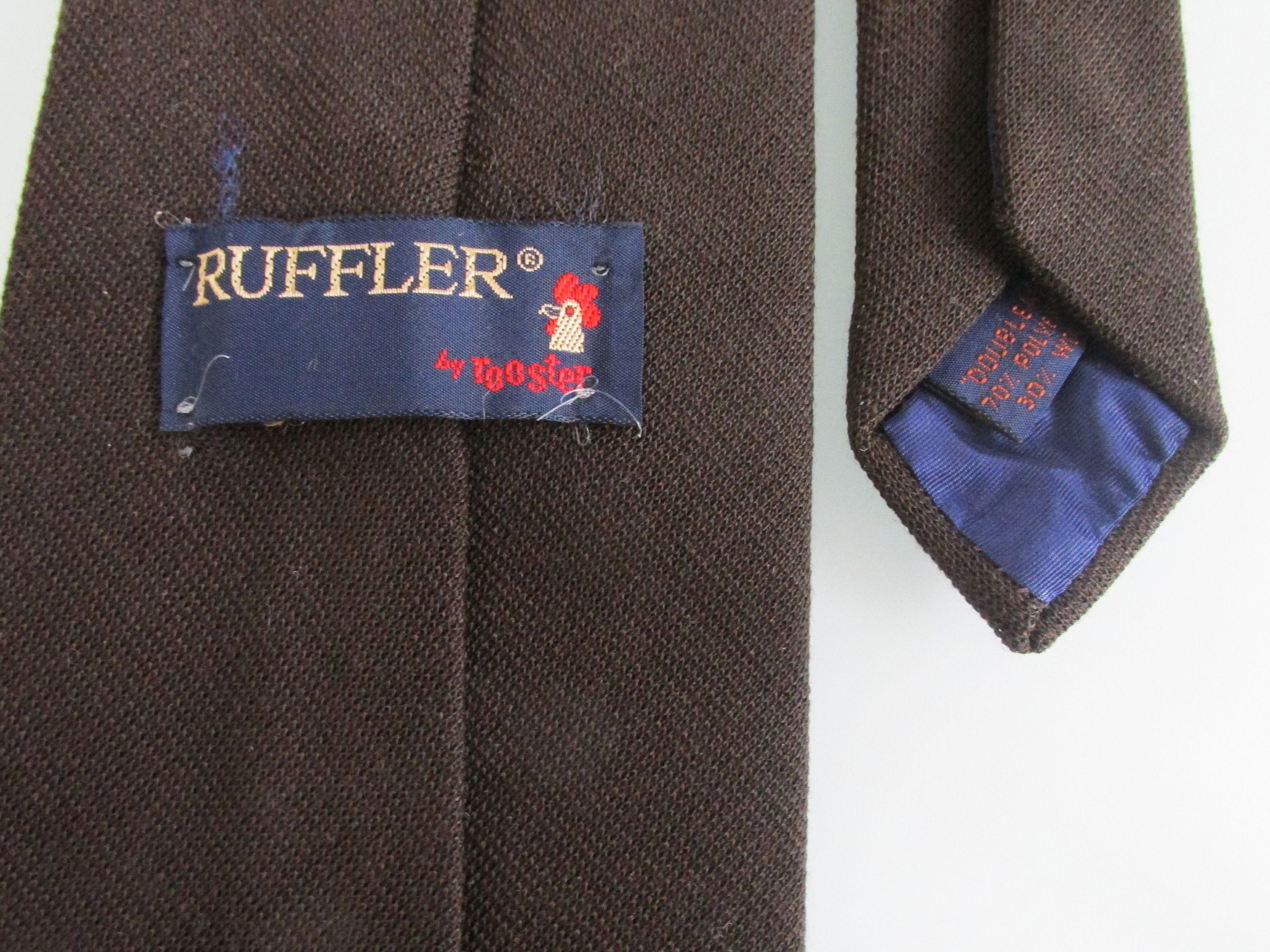 Vintage Rooster Vintage Men's Polyester Ties Size ONE SIZE - 5 Thumbnail