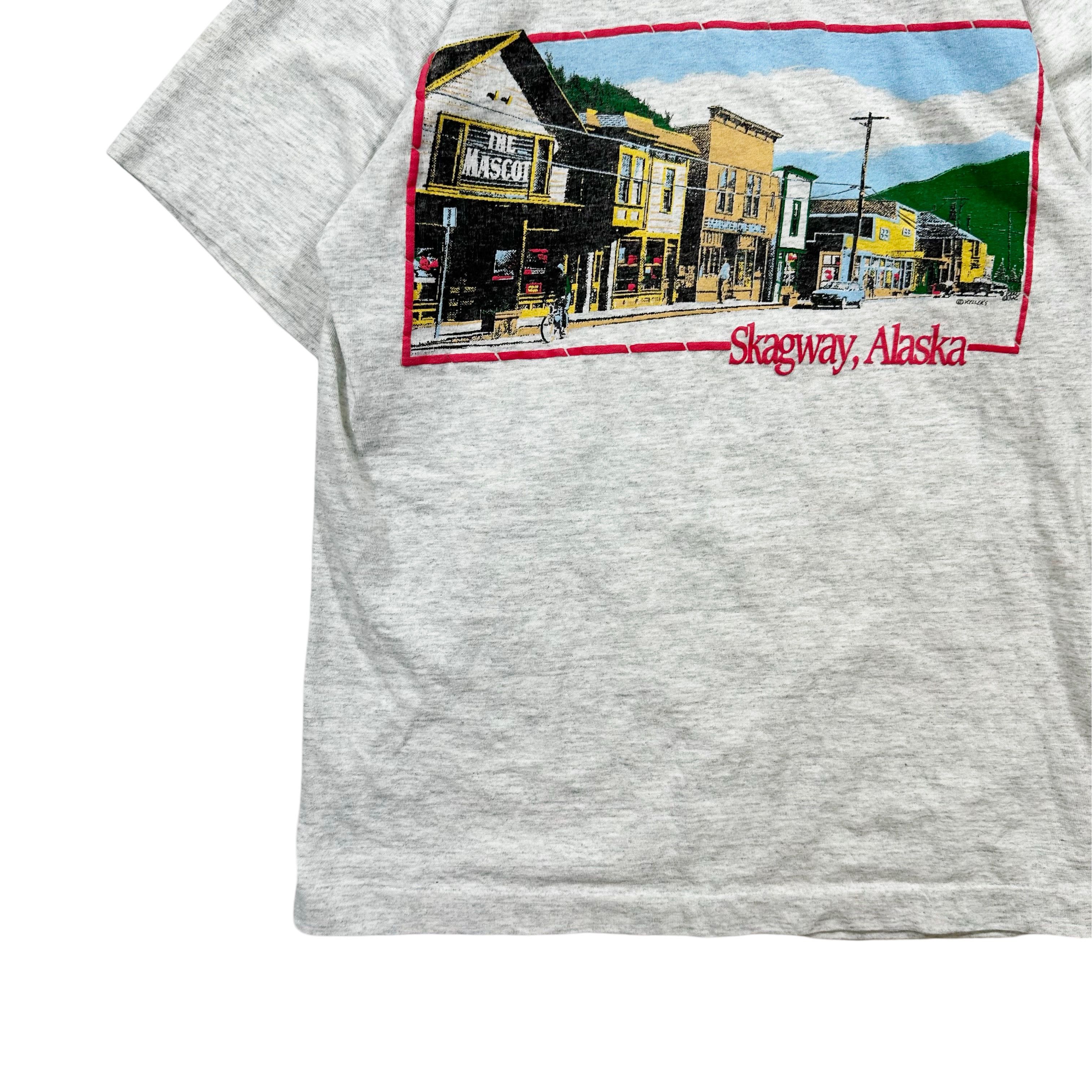 Vintage Vintage 90s Single Stitch Puff Print Alaska Graphic T Shirt Size US M / EU 48-50 / 2 - 3 Thumbnail