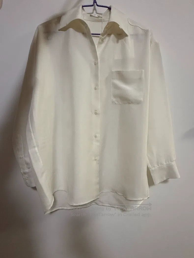 The Row The row size 2 Light Rice White Silk Shirt Size M / US 6-8 / IT 42-44 - 1 Thumbnail