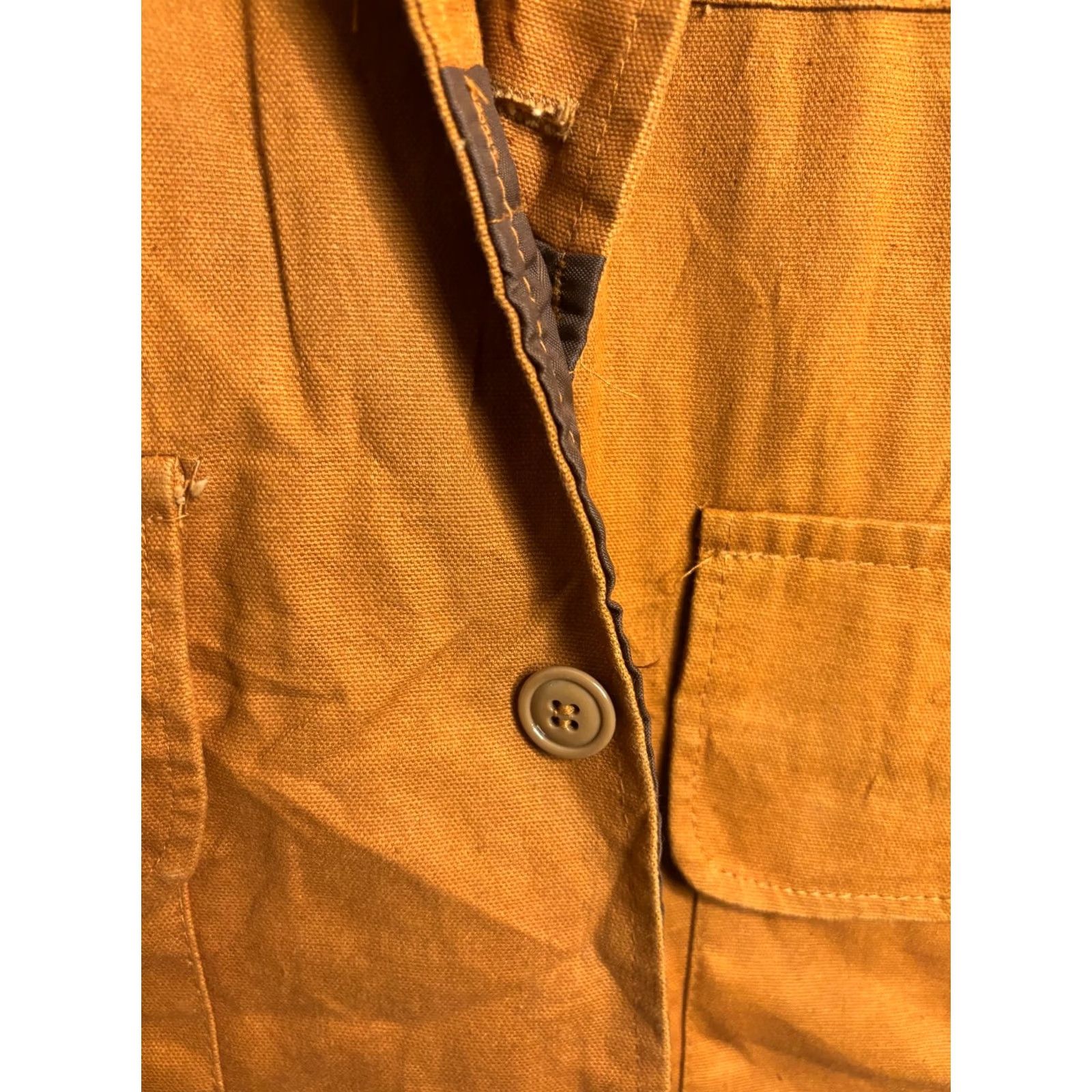Vintage VINTAGE American Field Duck Canvas Field Jacket 70s Hunting Coat Size L Beige Mens Size US L / EU 52-54 / 3 - 3 Thumbnail