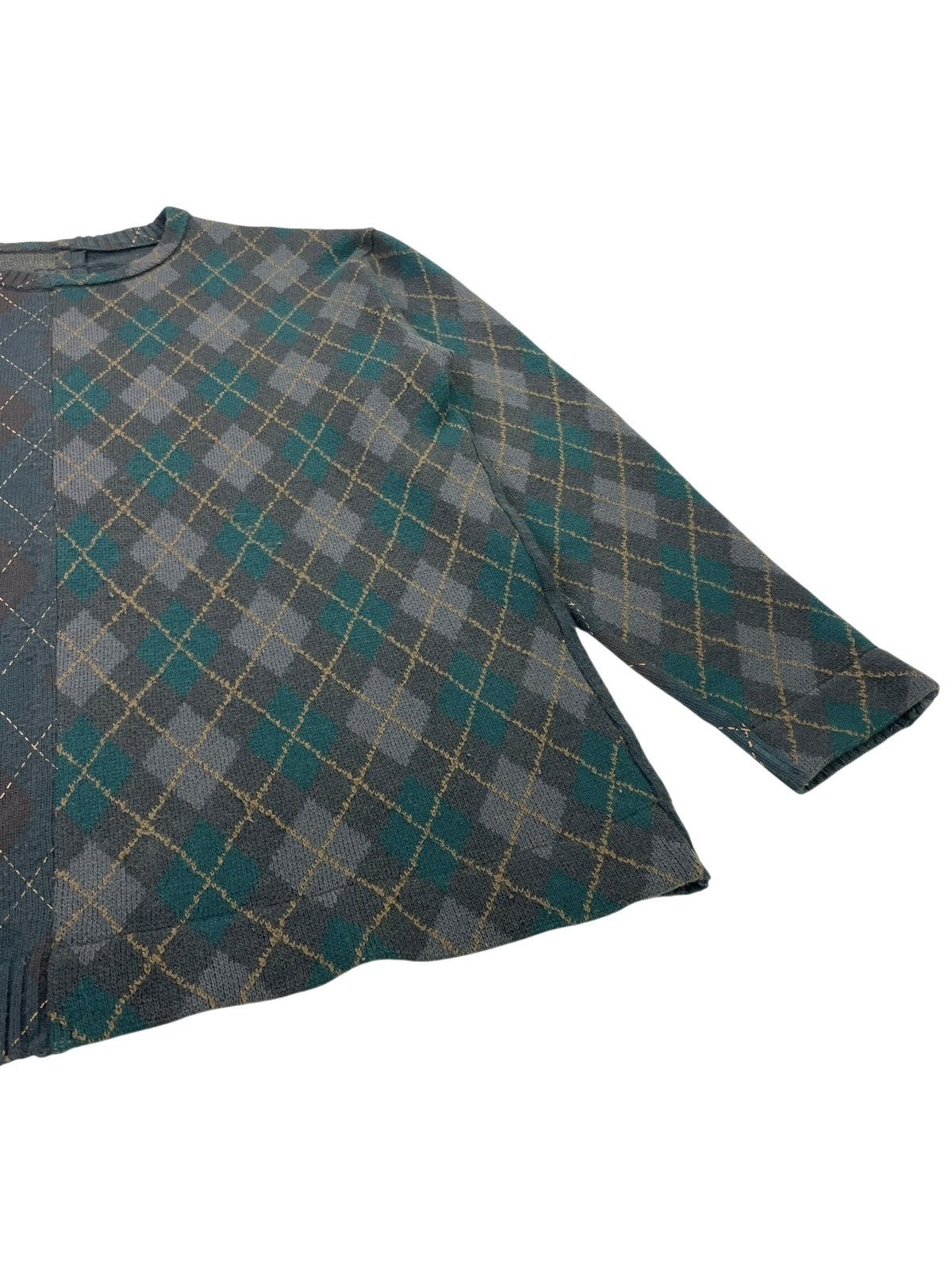 Undercover 00AW Melting Pot - Hybrid Split Knit Sweater Size US L / EU 52-54 / 3 - 5 Thumbnail