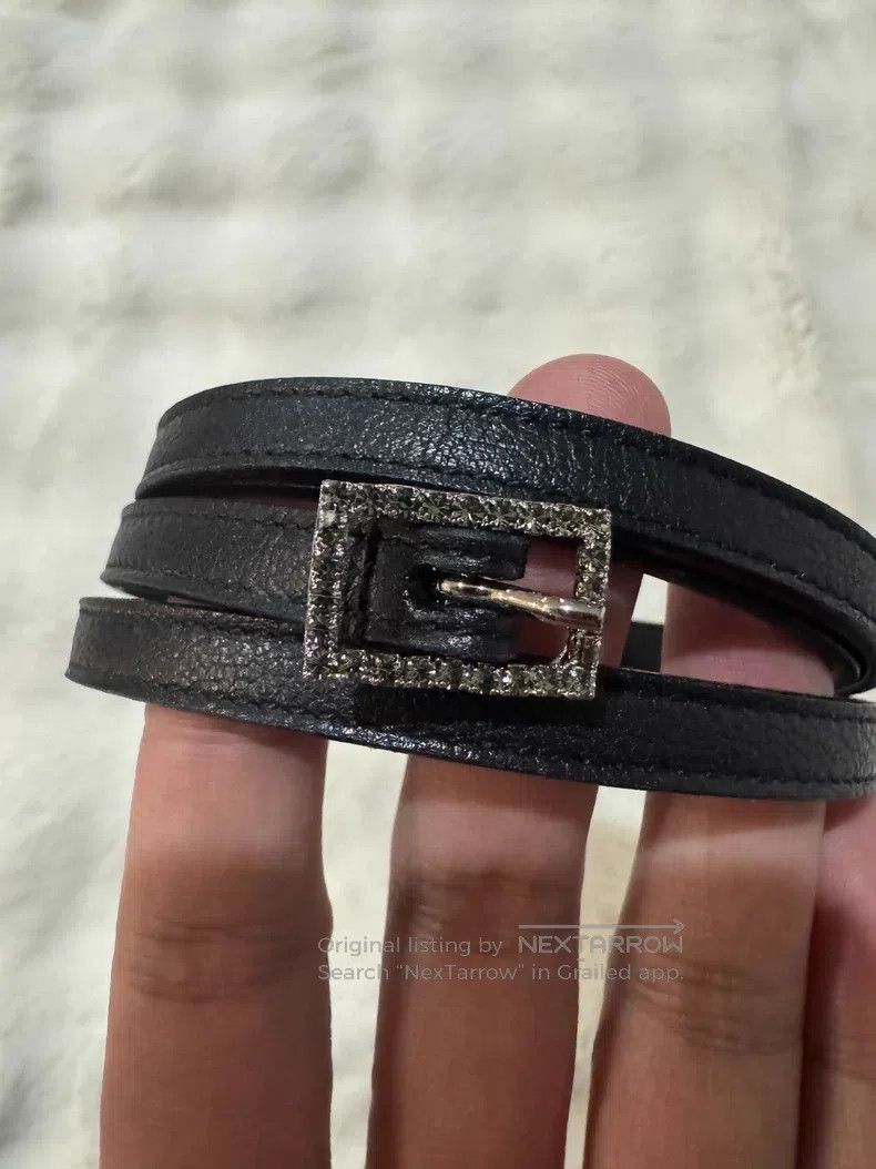 Saint Laurent Paris Saint Laurent Paris Ladies Crystal Belt Size ONE SIZE - 1 Thumbnail