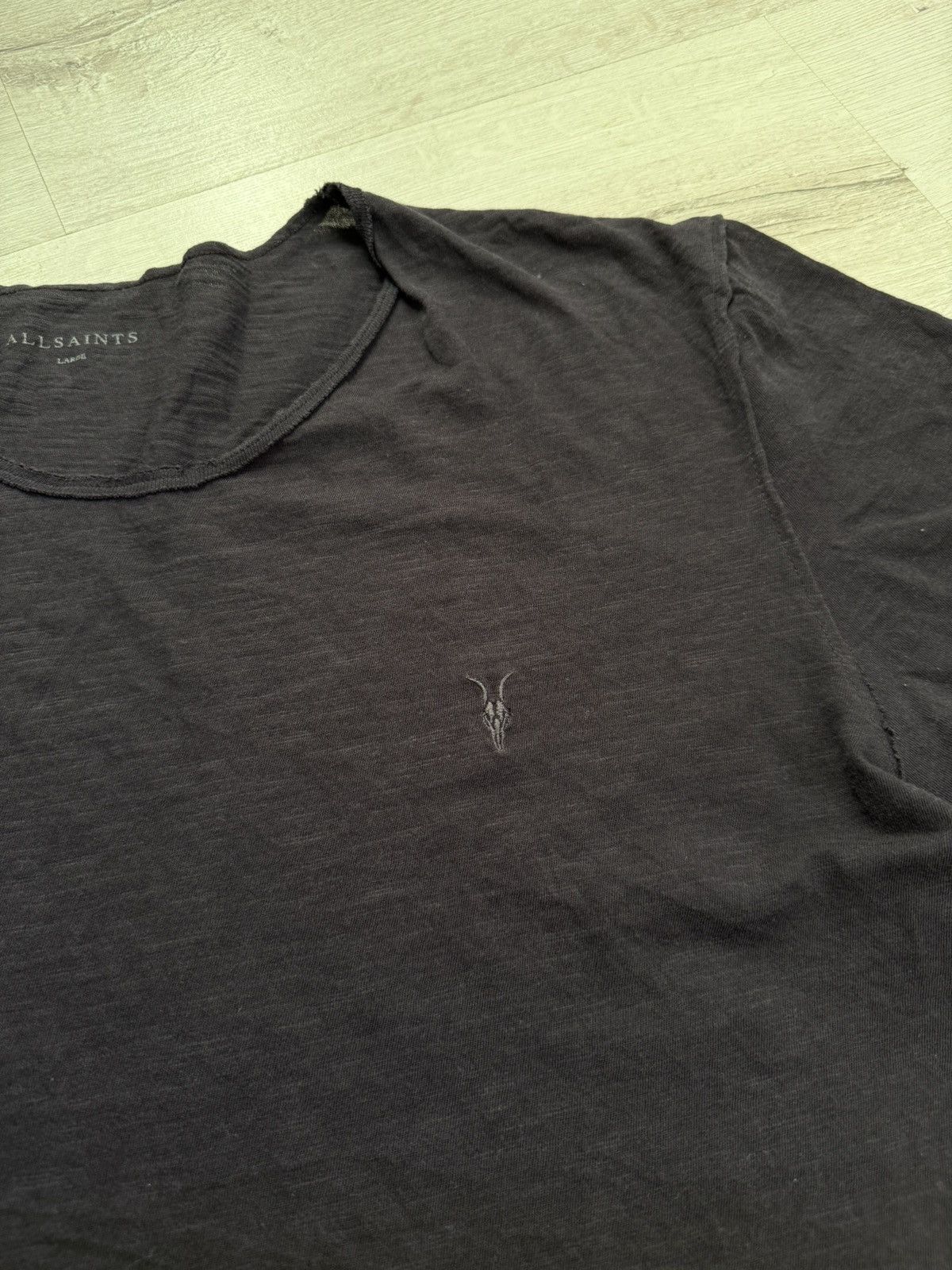 Japanese Brand Allsaints Basic T-shirt Minimalistic Like Rick Owens Y2k Size US L / EU 52-54 / 3 - 5 Thumbnail